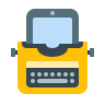 image machine à écrire